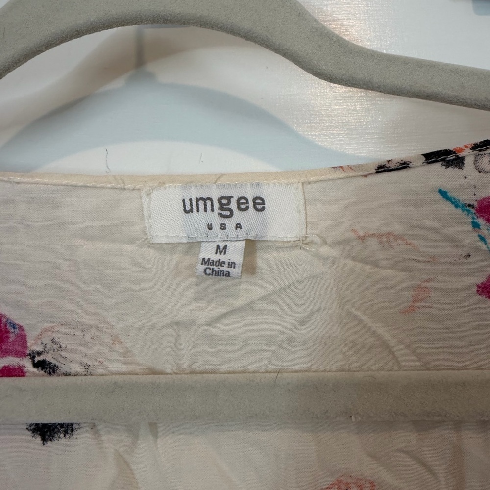 Umgee Multicolor Floral Kimono Cover Up - Picture 2 of 4